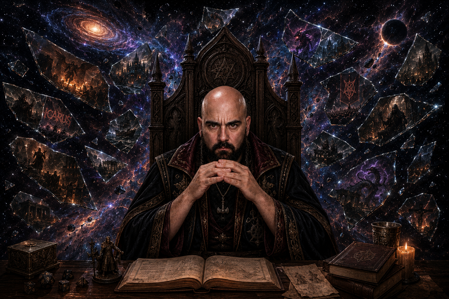 Adam Calaça, criador de Icarus RPG